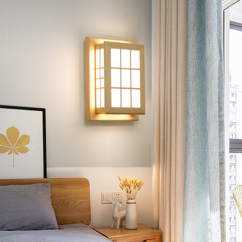 Interior Design Japan - Japońska lampa ścienna w stylu japońskim,