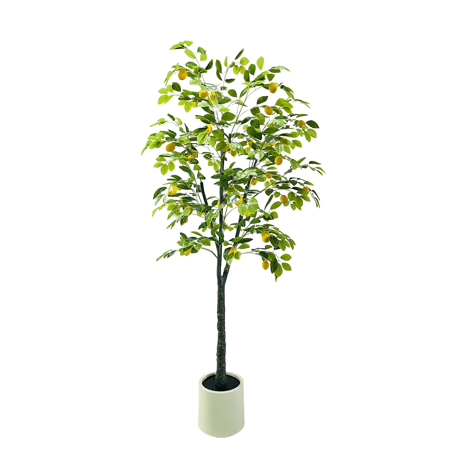 Interior Design Home Decor - Sztuczna roślina cytrynowa, 180 cm Duża