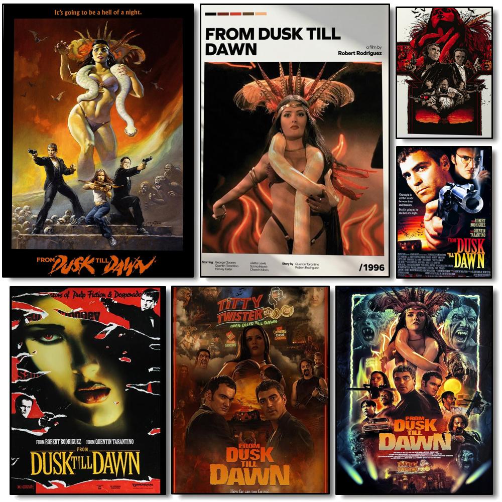 Interior Design Poster - Plakat Filmowy Od Zmierzchu Do Świtu