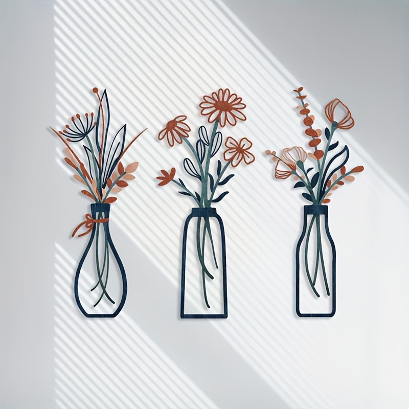 3 Duże kwiatowe rzeźby ścienne – Interior Design Home recenzja i cena