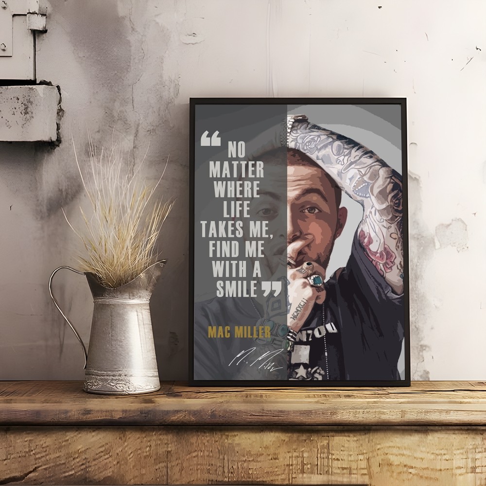 Plakat Raper M-Mac Miller Deko – Interior Design Poster recenzja i cena