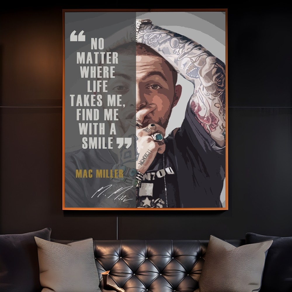 Plakat Raper M-Mac Miller Deko – Interior Design Poster recenzja i cena