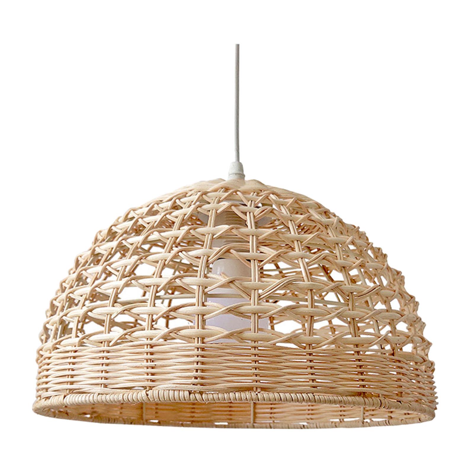 Abażur rattanowy, wiklinowa os – Wicker Pendant Shade recenzja i cena