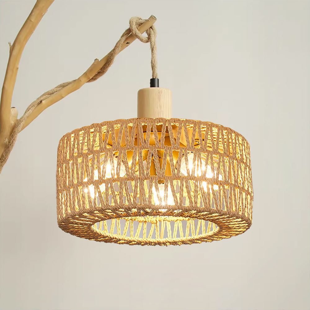 Klosz do lampy z rattanu E27 t – Wicker Pendant Shade recenzja i cena