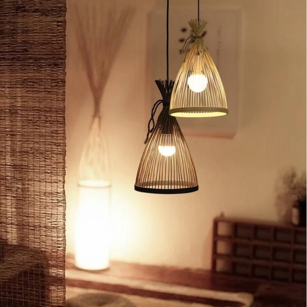 Japoński żyrandol naturalny ba – Wicker Pendant Shade recenzja i cena