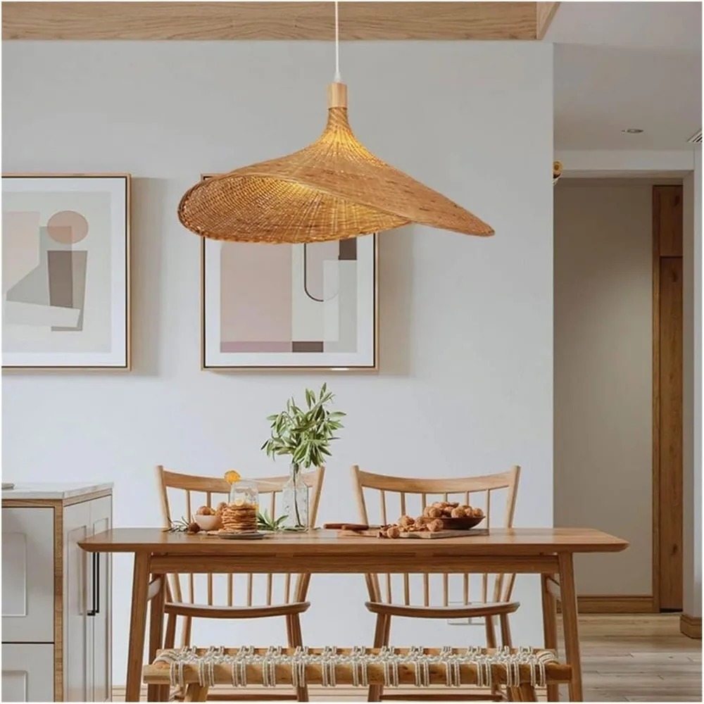 Lampa wisząca JOYINLED, plecio – Wicker Pendant Shade recenzja i cena