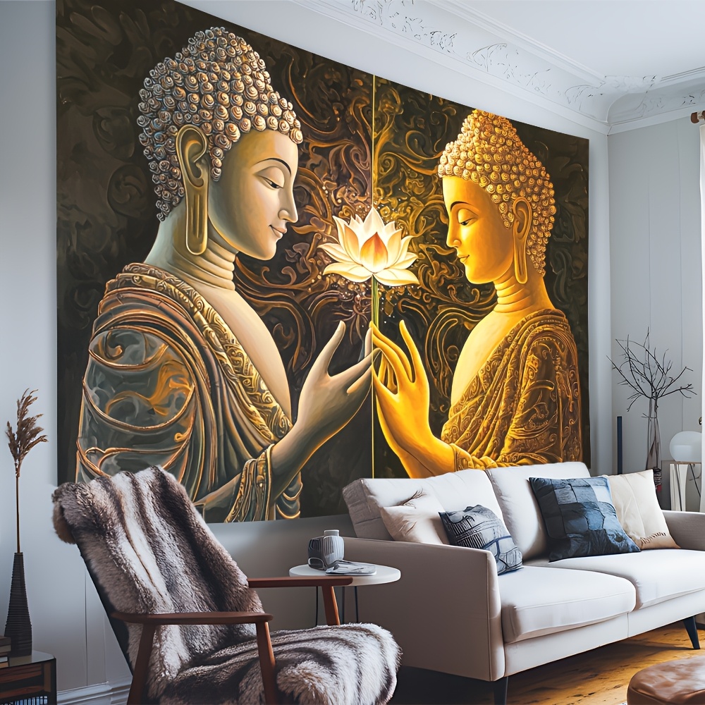 Gobelin Ścienny Budda i Lotos, – Interior Design Zen recenzja i cena