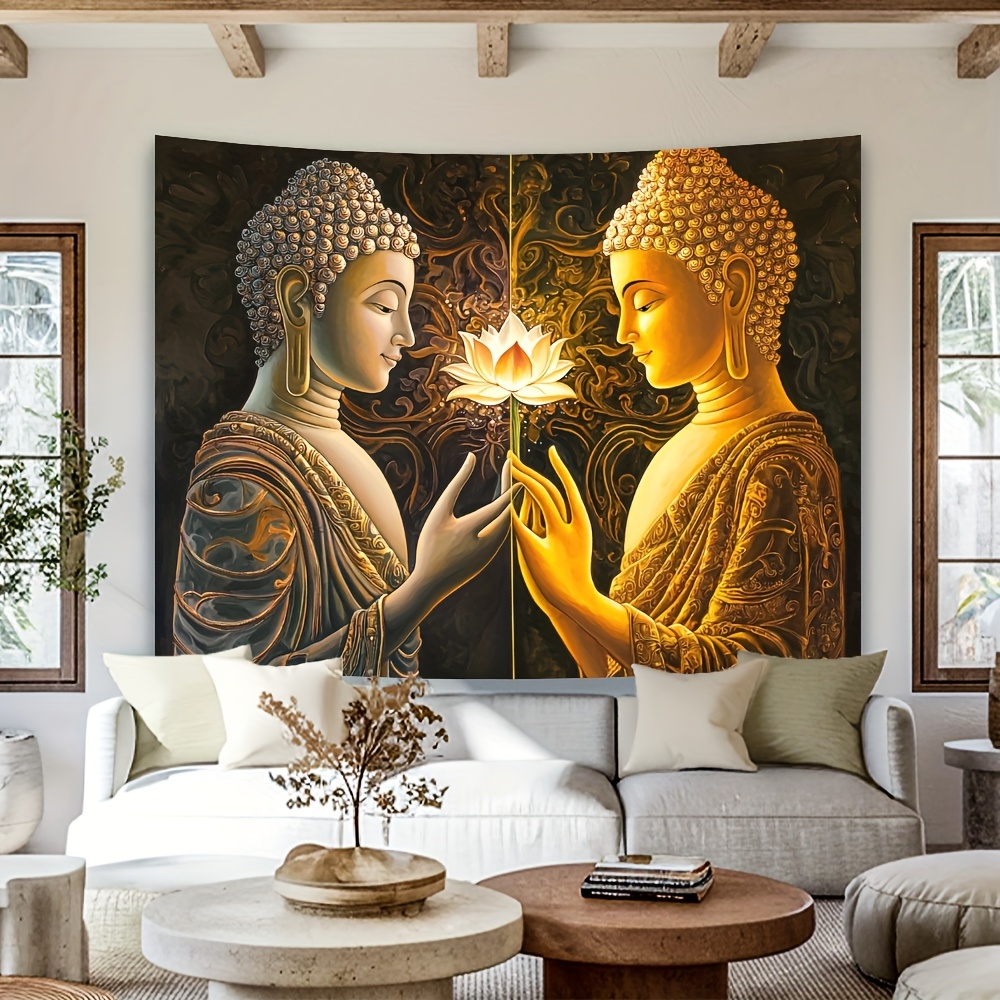 Gobelin Ścienny Budda i Lotos, – Interior Design Zen recenzja i cena