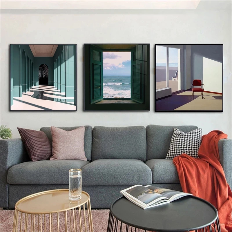 Nordyckie Okno Krajobraz Zewnę – Interior Design Poster recenzja i cena
