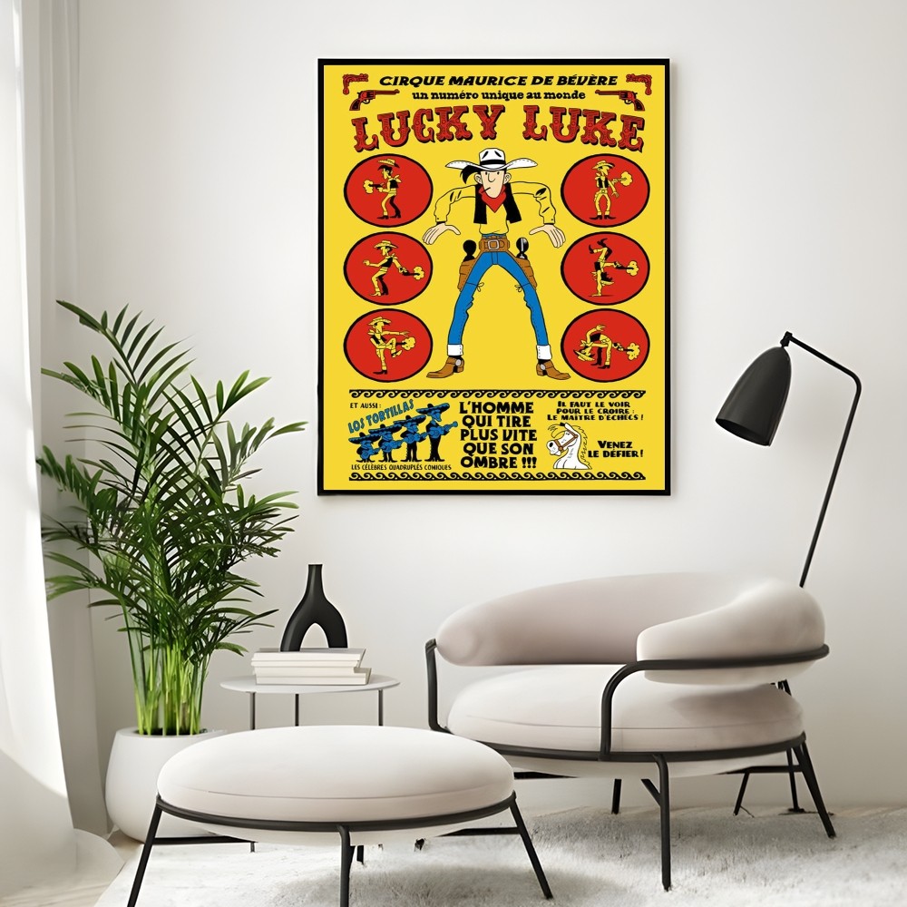 Vintage Komiks Lucky L-Luke Pl – Interior Design Poster recenzja i cena
