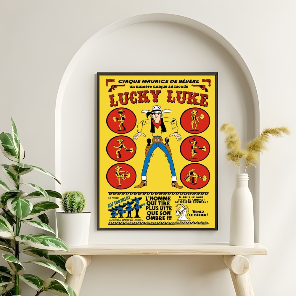 Vintage Komiks Lucky L-Luke Pl – Interior Design Poster recenzja i cena