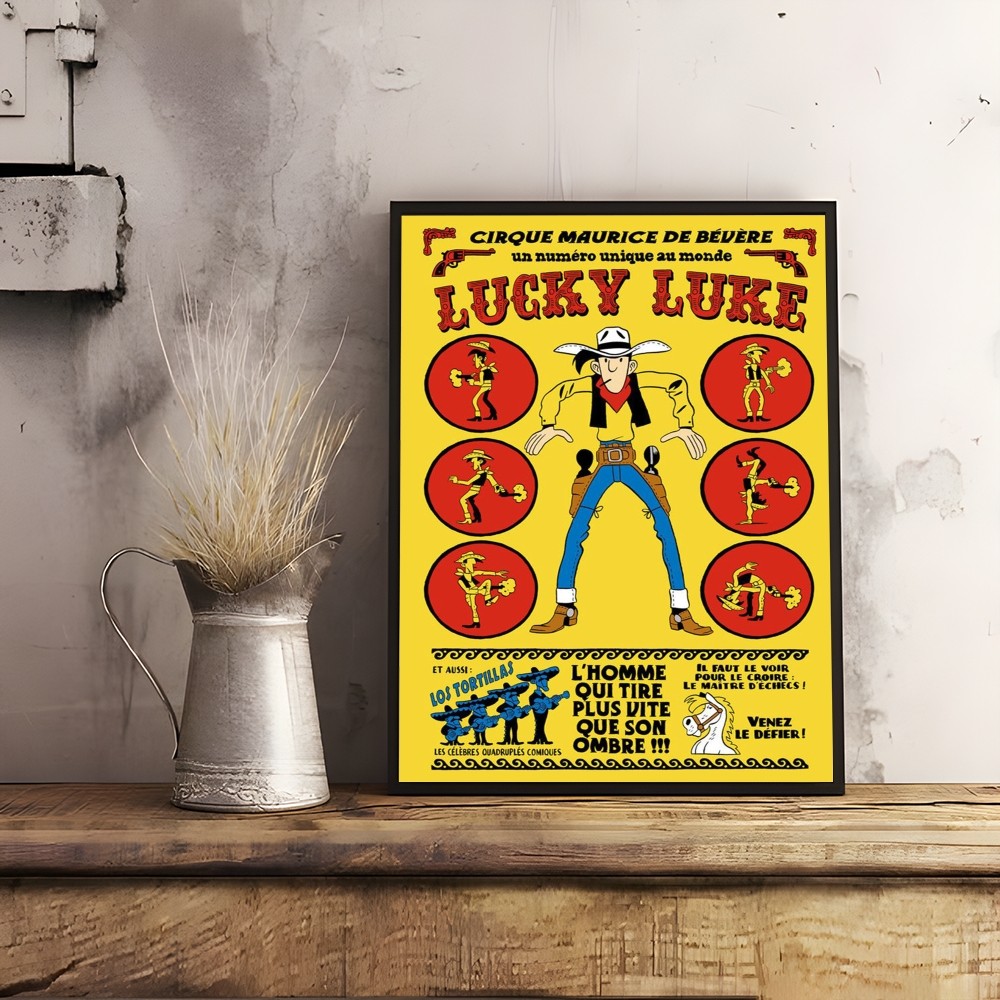 Vintage Komiks Lucky L-Luke Pl – Interior Design Poster recenzja i cena