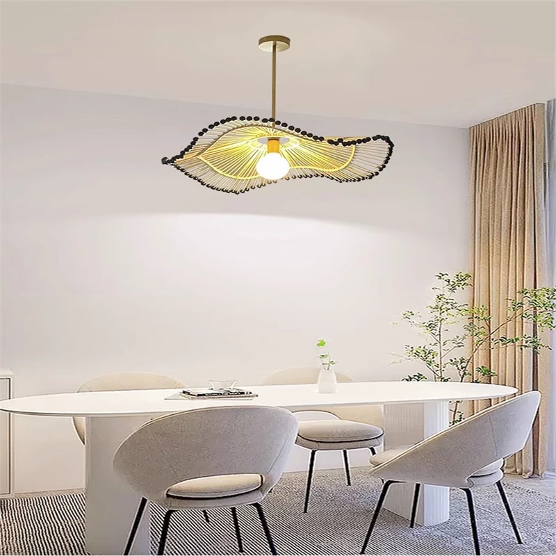 Japoński styl Wabi Sabi ręczni – Wicker Pendant Shade recenzja i cena