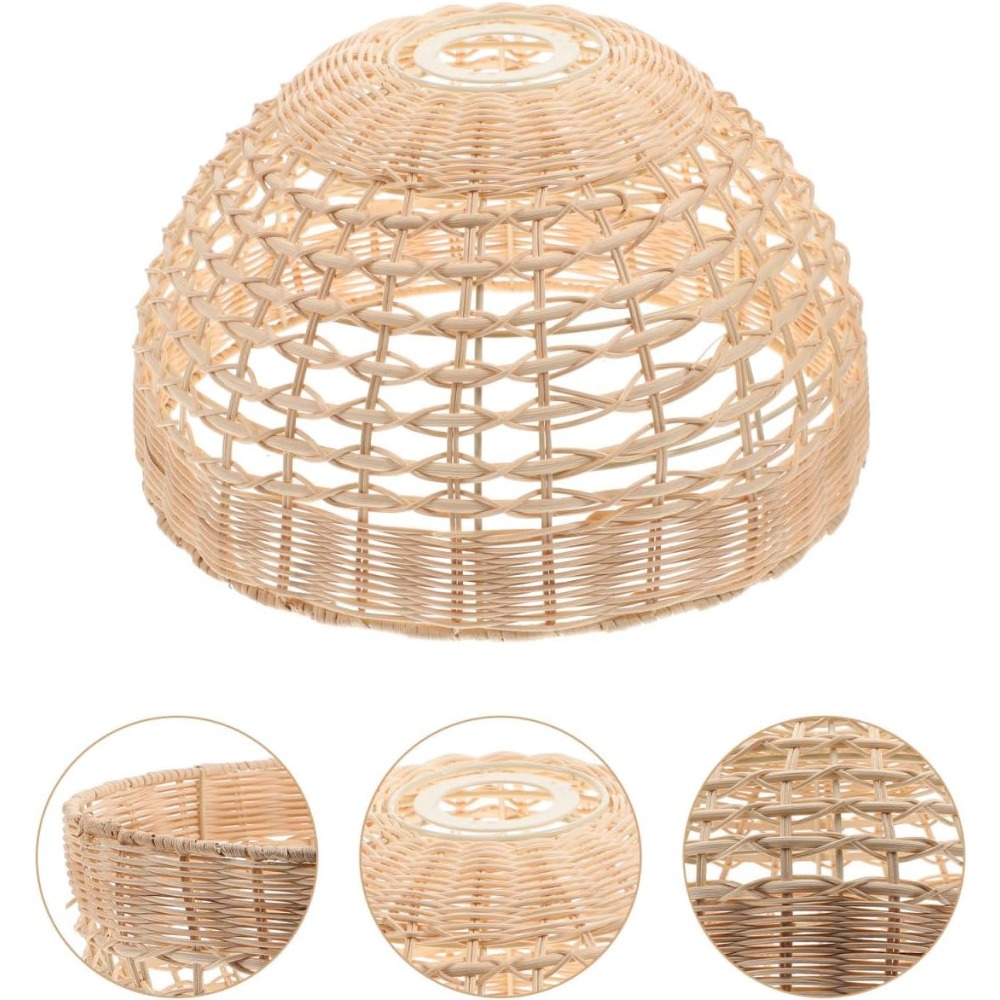 Lampa wisząca rattanowa, pleci – Wicker Pendant Shade recenzja i cena