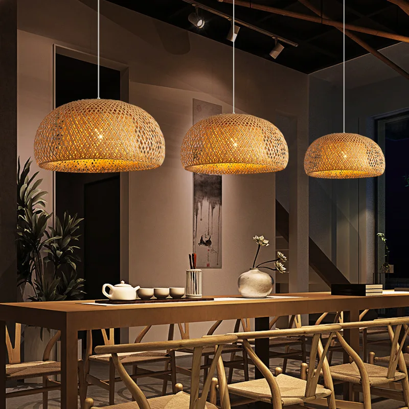 Bambusowa latarnia 26cm lampa  – Wicker Pendant Shade recenzja i cena