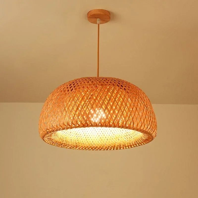 Latarnia bambusowa 38/45cm lam – Wicker Pendant Shade recenzja i cena