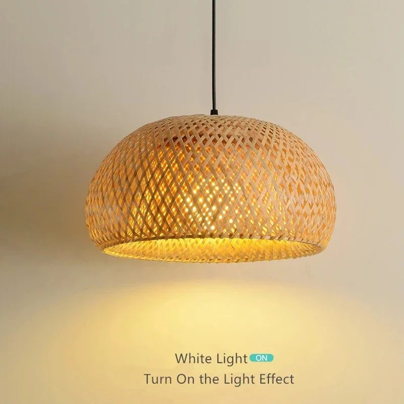 Latarnia bambusowa 38/45cm lam – Wicker Pendant Shade recenzja i cena