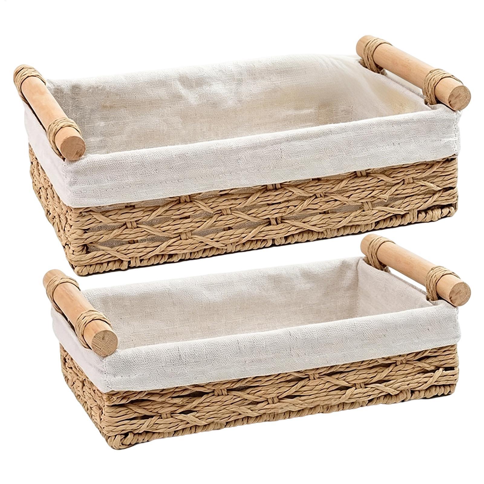 Kosz do przechowywania z uchwy – Rattan Tray Handle recenzja i cena