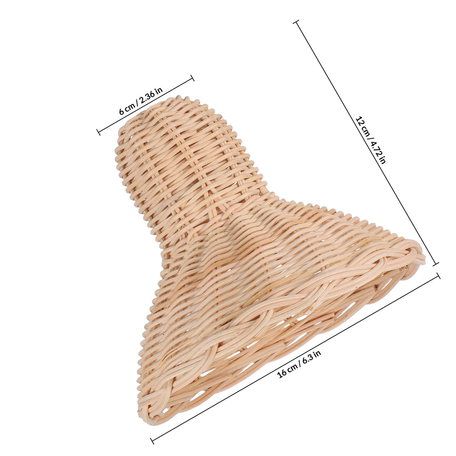 Abażur rattanowy, ręcznie tkan – Wicker Pendant Shade recenzja i cena