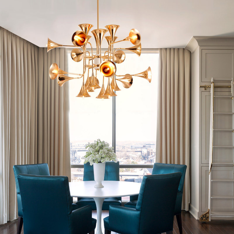 Nordycka lampa wisząca trąbka  – Interior Design Hall recenzja i cena