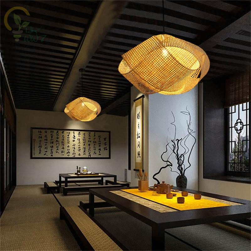 Nowy chiński bambusowy wiklino – Wicker Pendant Shade recenzja i cena
