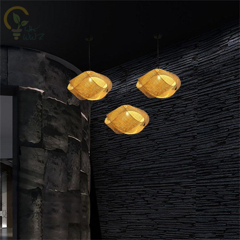 Nowy chiński bambusowy wiklino – Wicker Pendant Shade recenzja i cena
