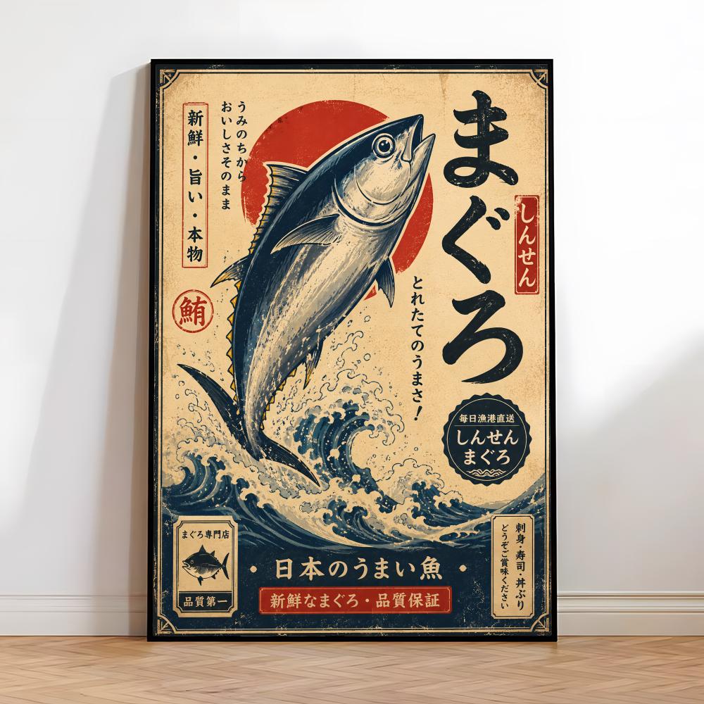 Vintage Japońskie Sushi Rybne  – Interior Design Japan recenzja i cena