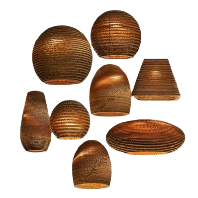 Drewniany klosz wiszący na suf – Wicker Pendant Shade recenzja i cena